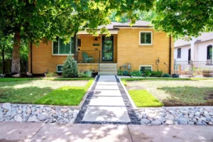 patio and walkways